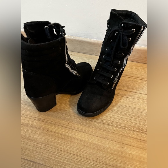 Truffle Collection Lace Up Ankle Boots - Picture 4 of 13